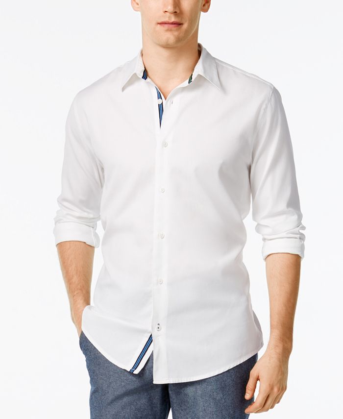 Ryan Seacrest Distinction Rio Collection Oxford Shirt, Created for Macy ...