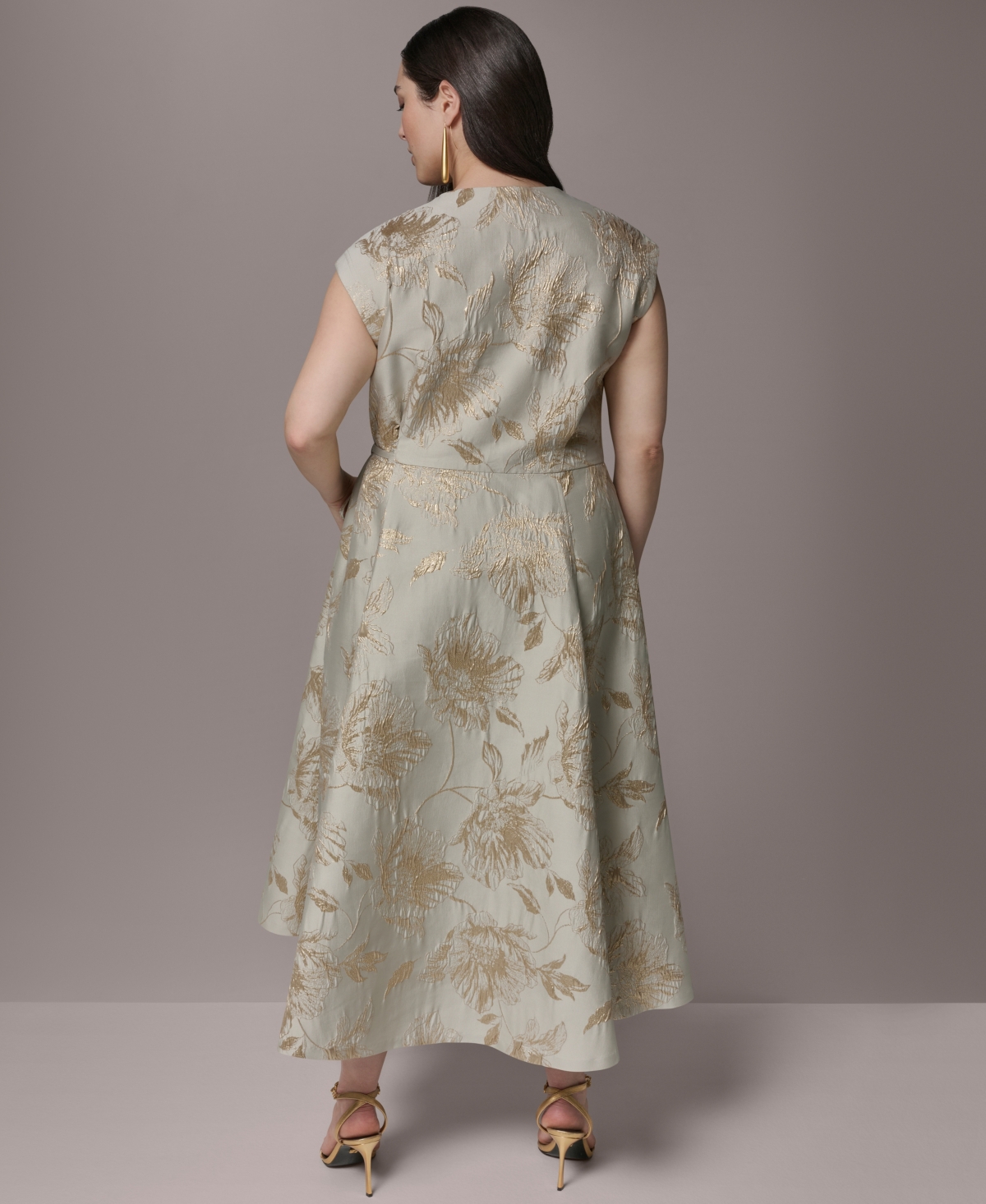 Donna Karan New York Plus Sleeveless Dress