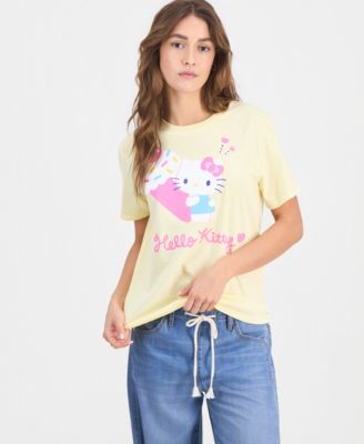 Juniors' Hello Kitty Graphic Print T-Shirt