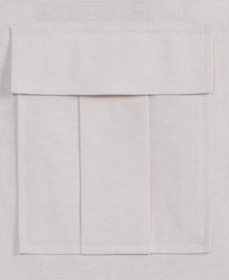 Men's Linen & Cotton Relaxed Utility Shirt