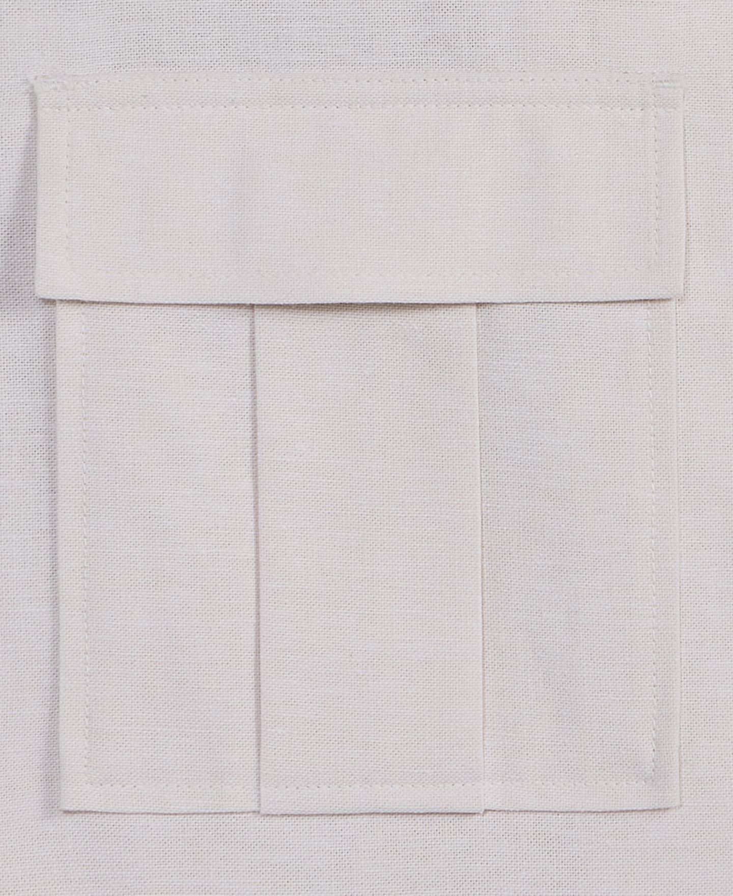 Мужская рубашка Mode of One Linen & Cotton Relaxed Utility, цвет: Состаренный кремовый — фото 6