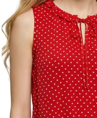 Women's Sleeveless Ruffle Flounced Top