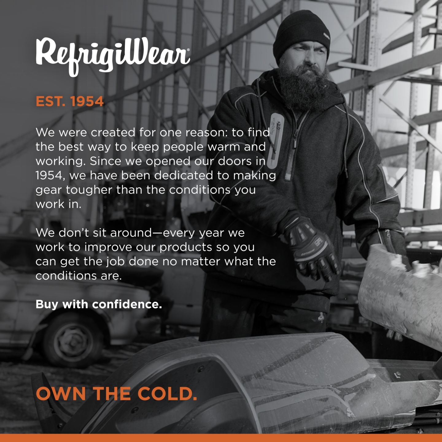 Мужской свитшот RefrigiWear Extreme Hybrid, цвет: Чёрный — фото 16