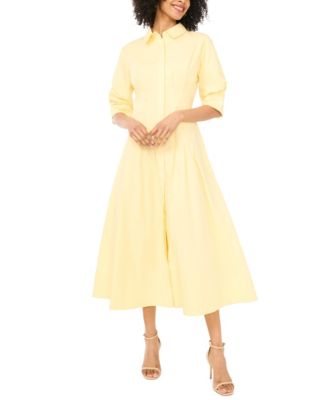 Women's Collared Neck Shirt Dress