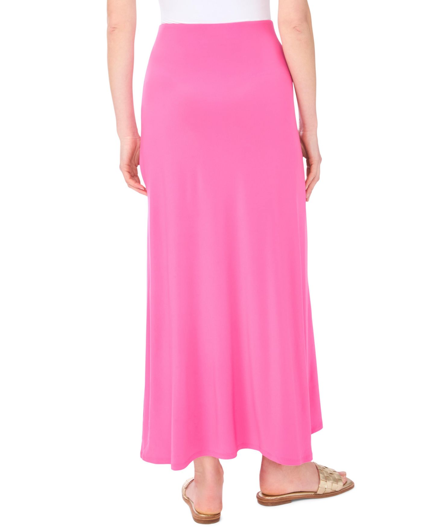 Женская юбка Vince Camuto Smooth Pull-On Maxi, цвет: Малиновый сорбет — фото 3