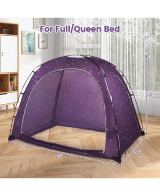 Indoor Bed Privacy Play Tent with Carry Bag, Kids Canopy Tent