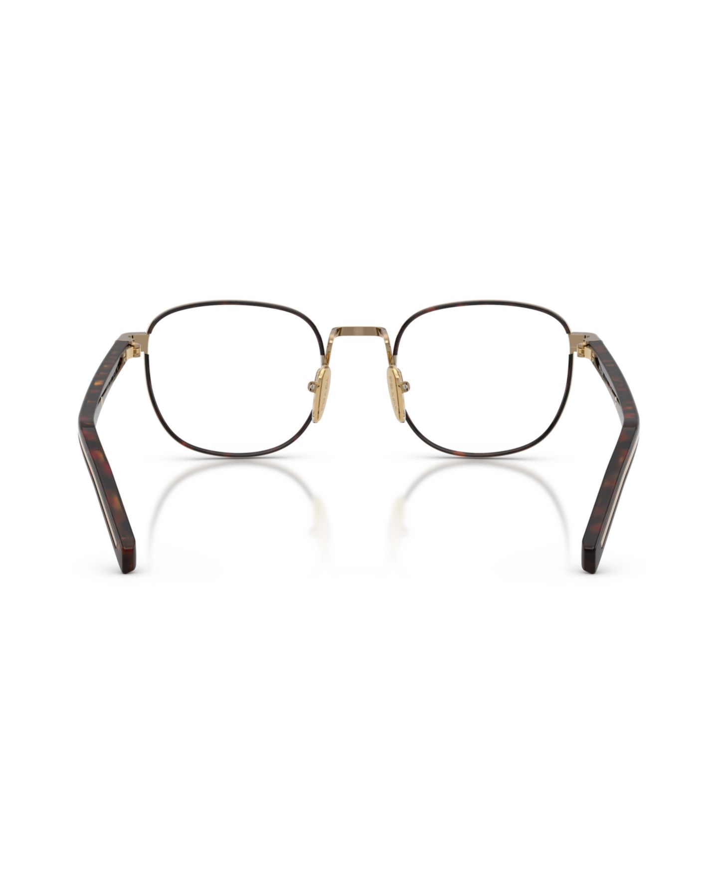 Мужские очки PRADA Man Panthos Metal PR D50V Eyeglasses, цвет: Золотой — фото 2