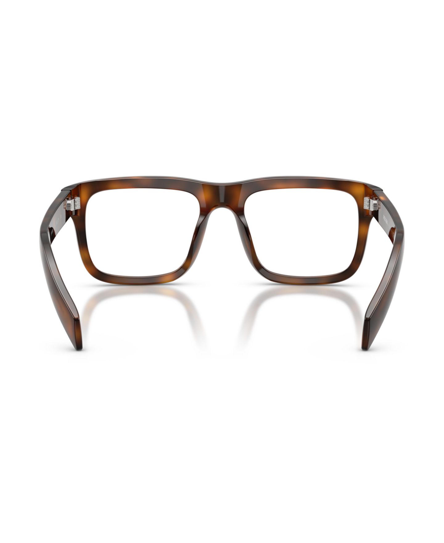 Мужские очки PRADA Man Rectangle Plastic PR D02V Eyeglasses, цвет: Гавана — фото 2