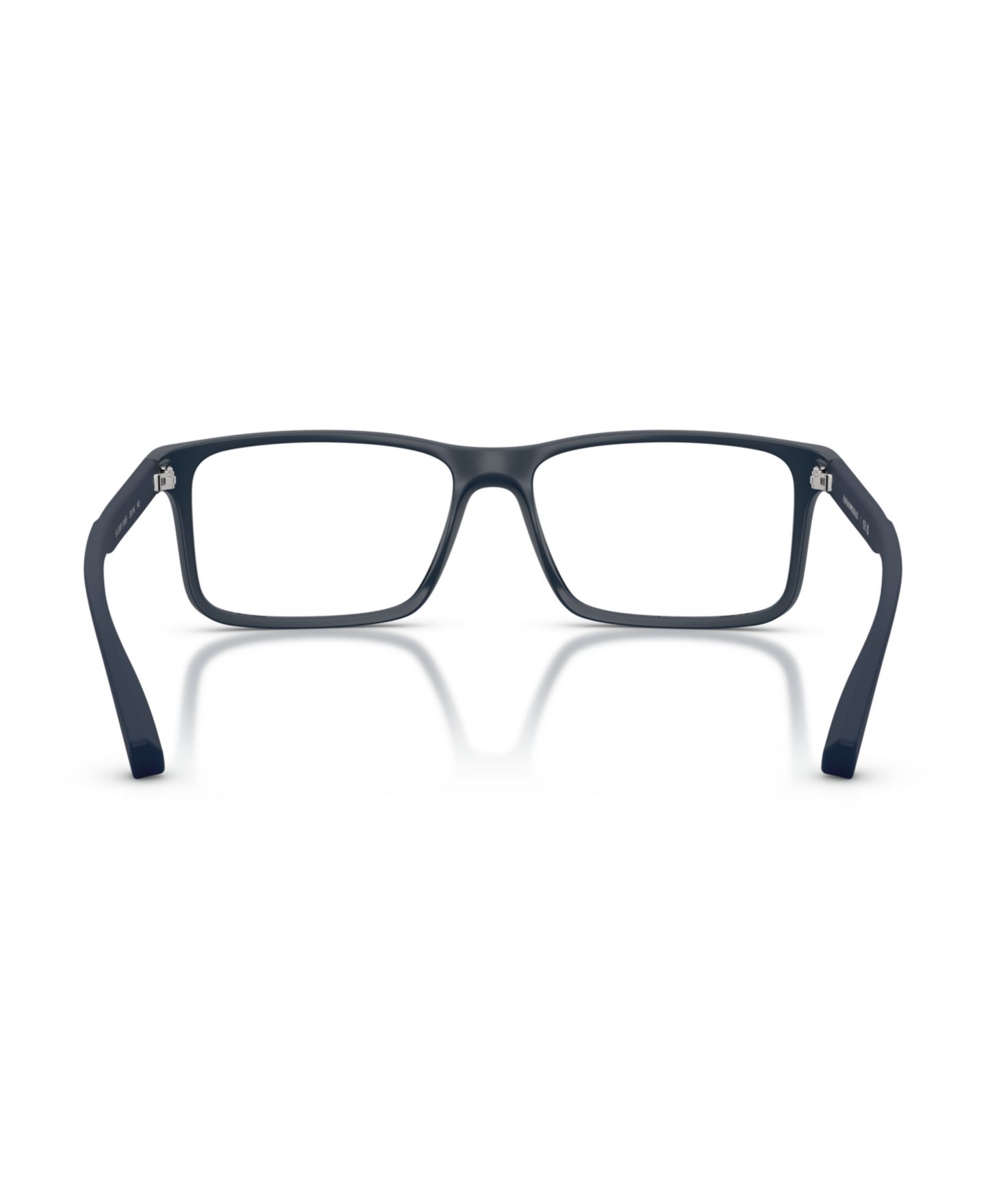 Мужские очки Emporio Armani Man Rectangle Innovative Material EA3038 Eyeglasses, цвет: Матовый синий — фото 2