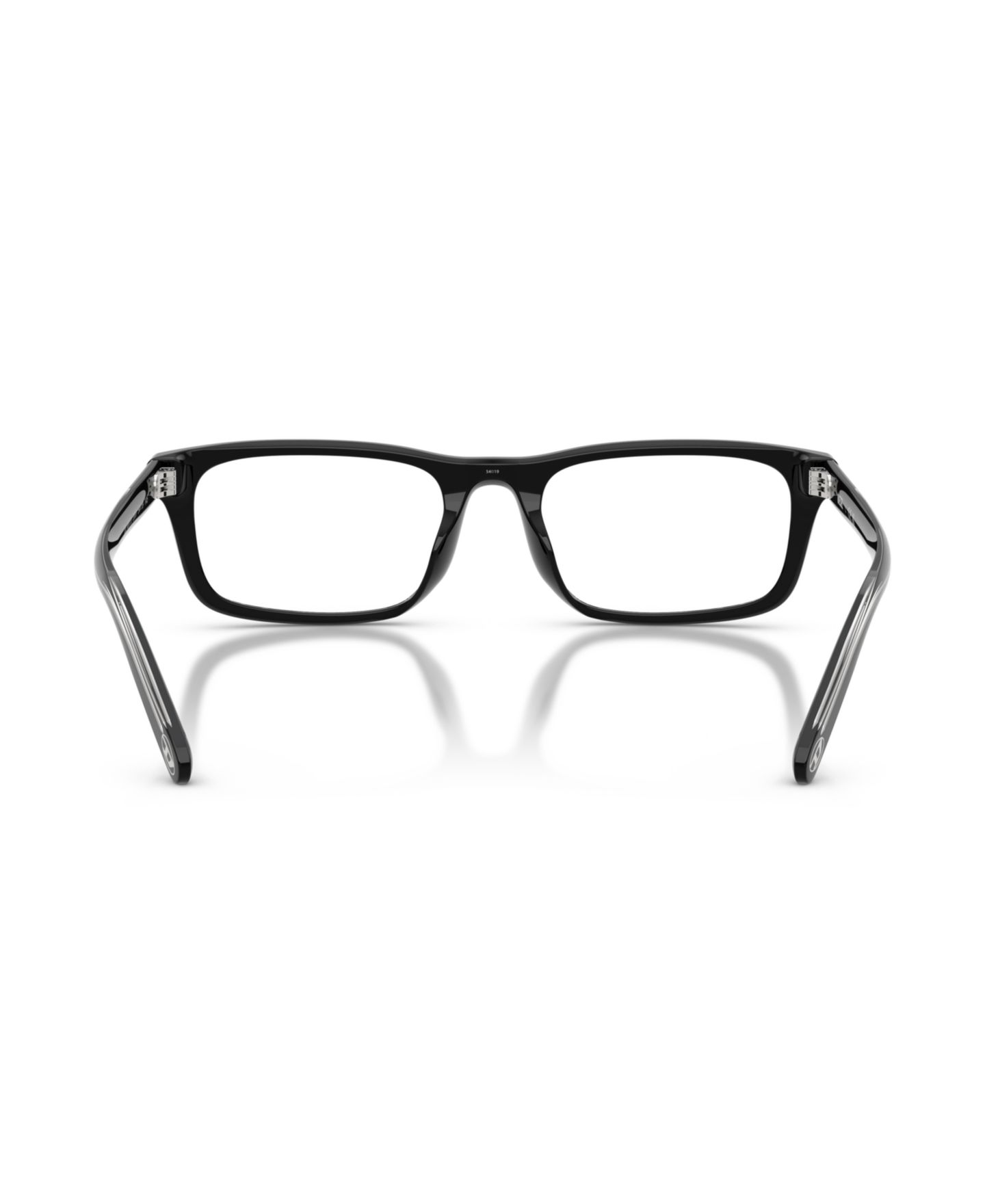 Очки Diesel Unisex Rectangle Plastic DL4017U Eyeglasses, цвет: Однотонный чёрный — фото 2