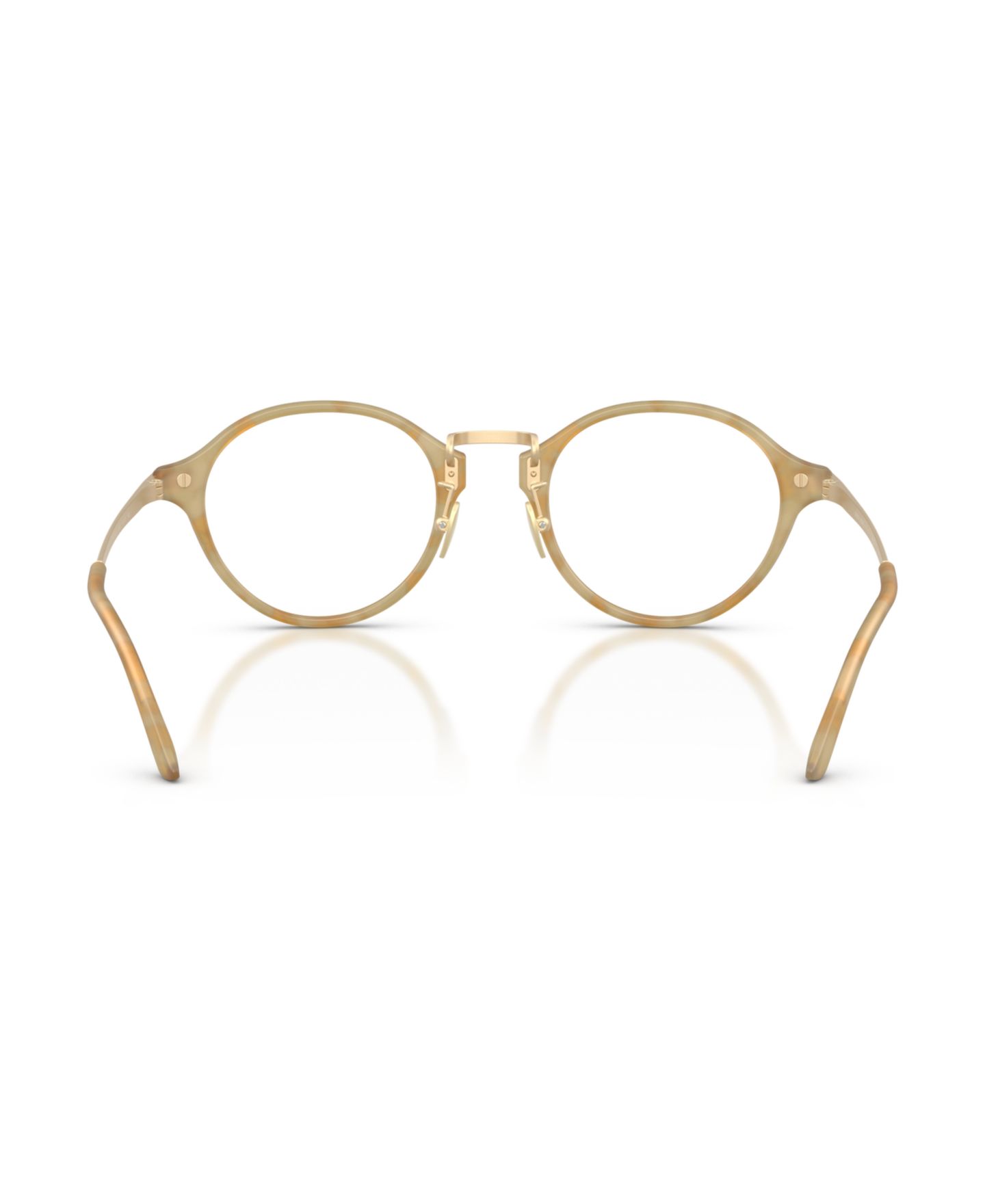 Мужские очки Giorgio Armani Man Panthos Plastic AR7287 Eyeglasses, цвет: Бежевый гавана — фото 2