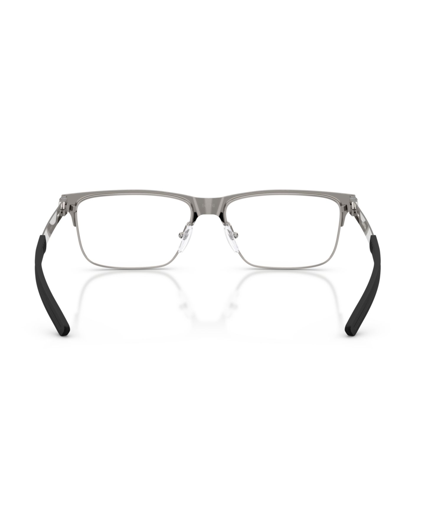 Мужские очки Scuderia Ferrari Man Rectangle Metal FZ7018 Eyeglasses, цвет: Графитовый металлик — фото 2