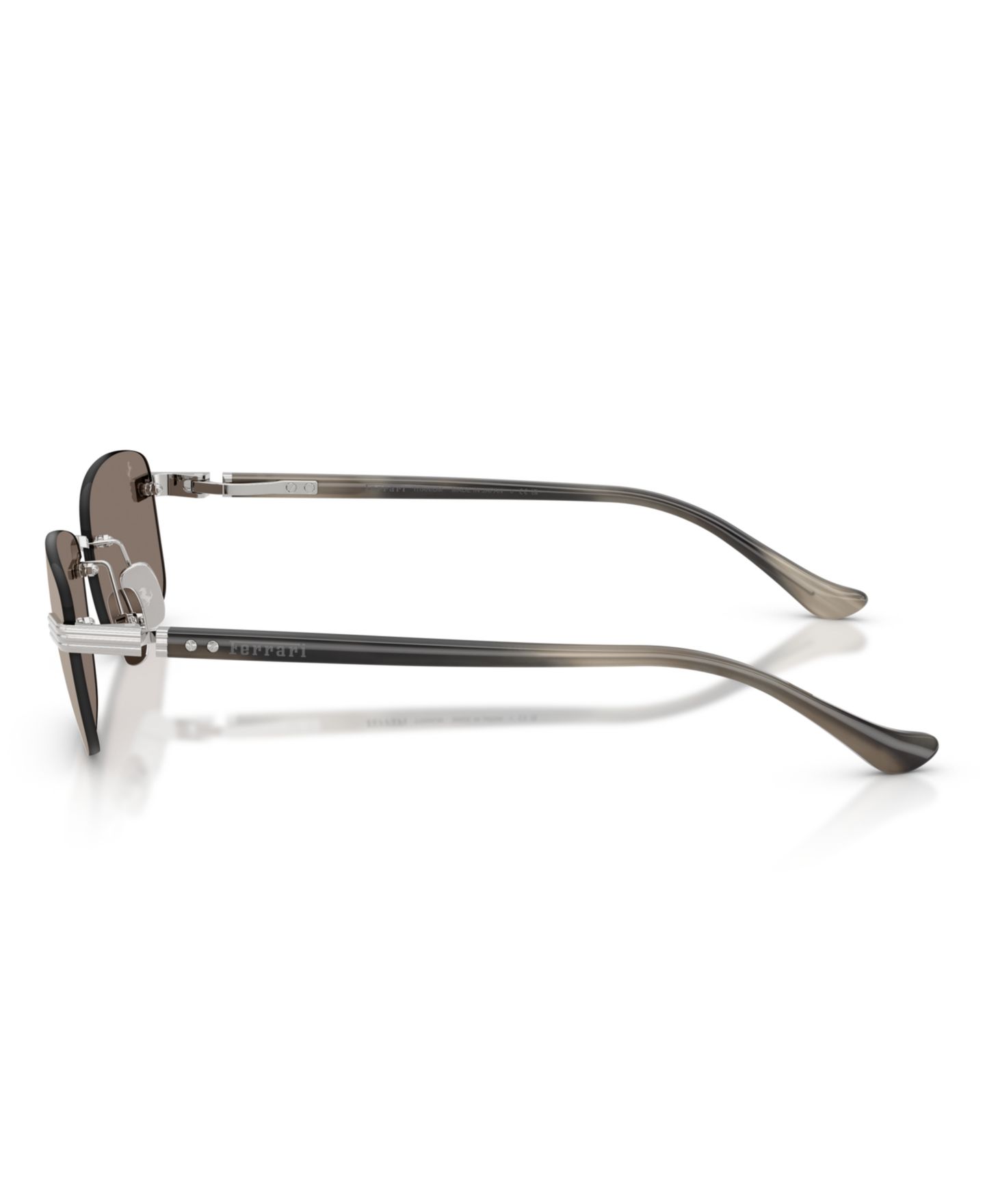 Очки Ferrari Unisex Pillow Titanium FH1029TD Eyeglasses, цвет: Золотой матовый — фото 7