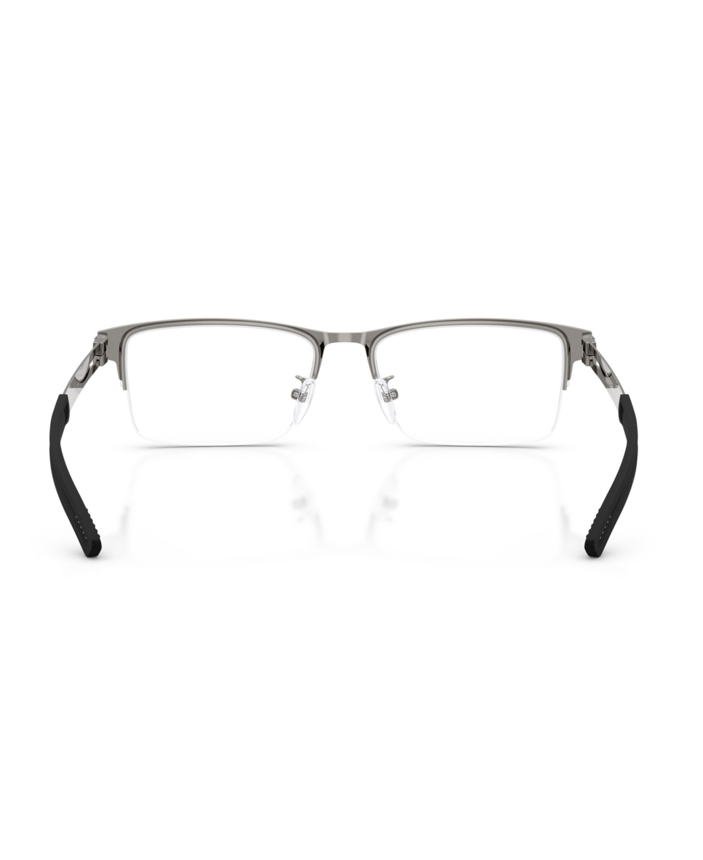 Мужские очки Scuderia Ferrari Man Rectangle Metal FZ7017D Eyeglasses, цвет: Графитовый металлик — фото 2
