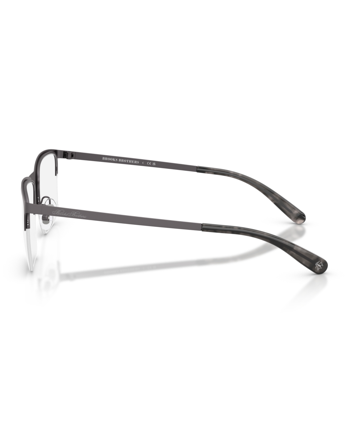 B by Brooks Brothers Men's Rectangle Eyeglasses