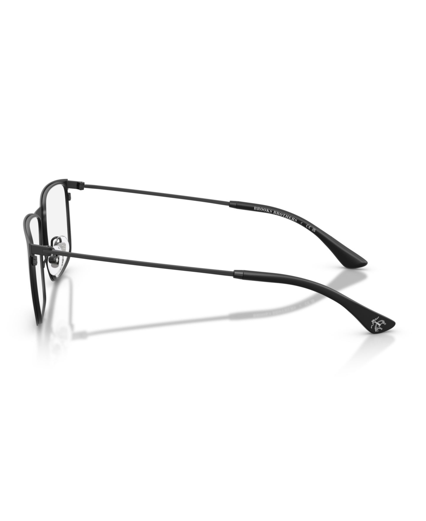 Мужские очки Brooks Brothers Man Rectangle Metal BB1127 Eyeglasses, цвет: Чёрный — фото 3