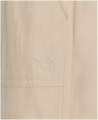 Girls' 7-16 High-Waist Buttoned Cargo Pants