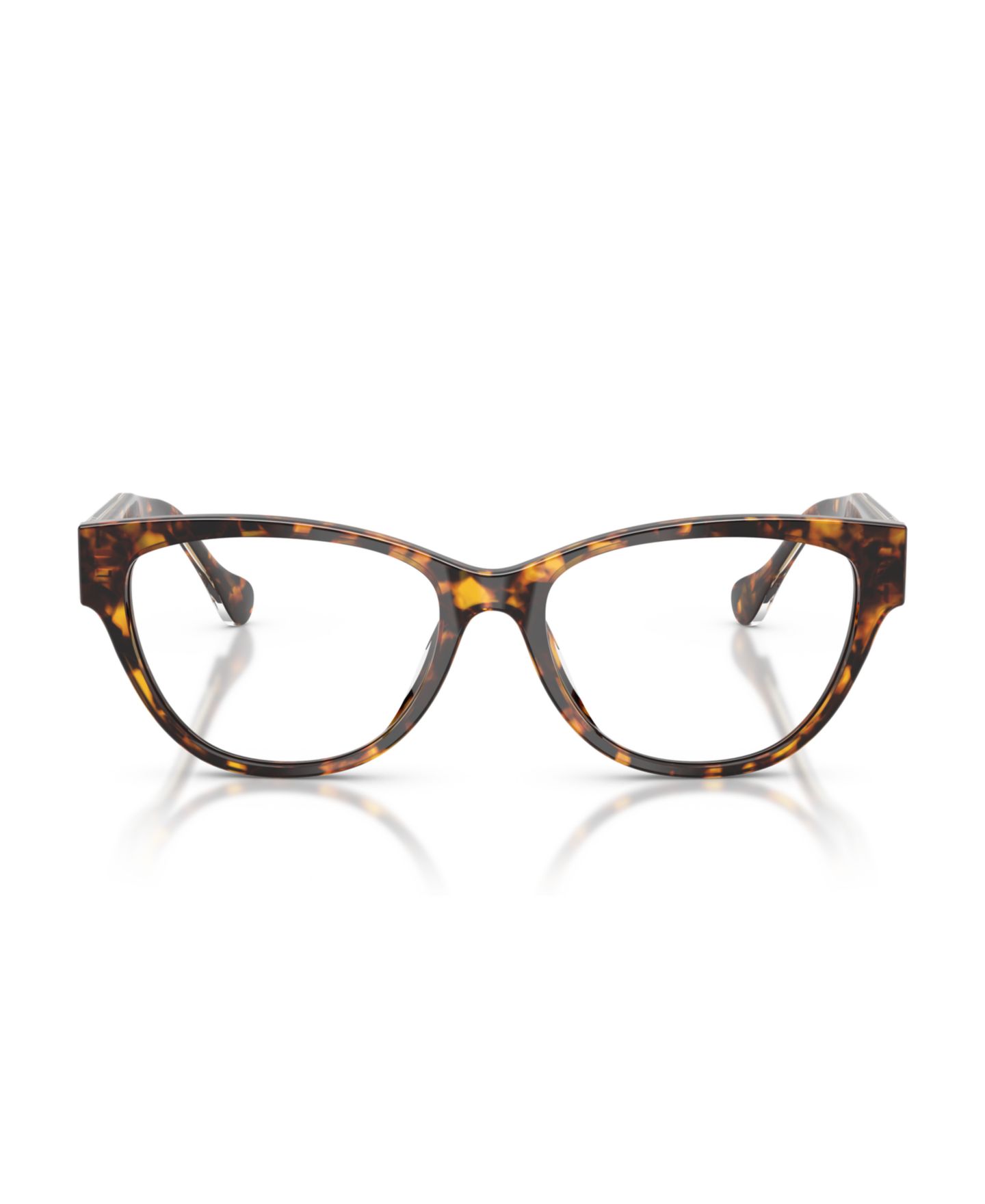 Женские очки Versace Woman Cat Eye Plastic VE3389U Eyeglasses, цвет: Гавана жёлтый — фото 5