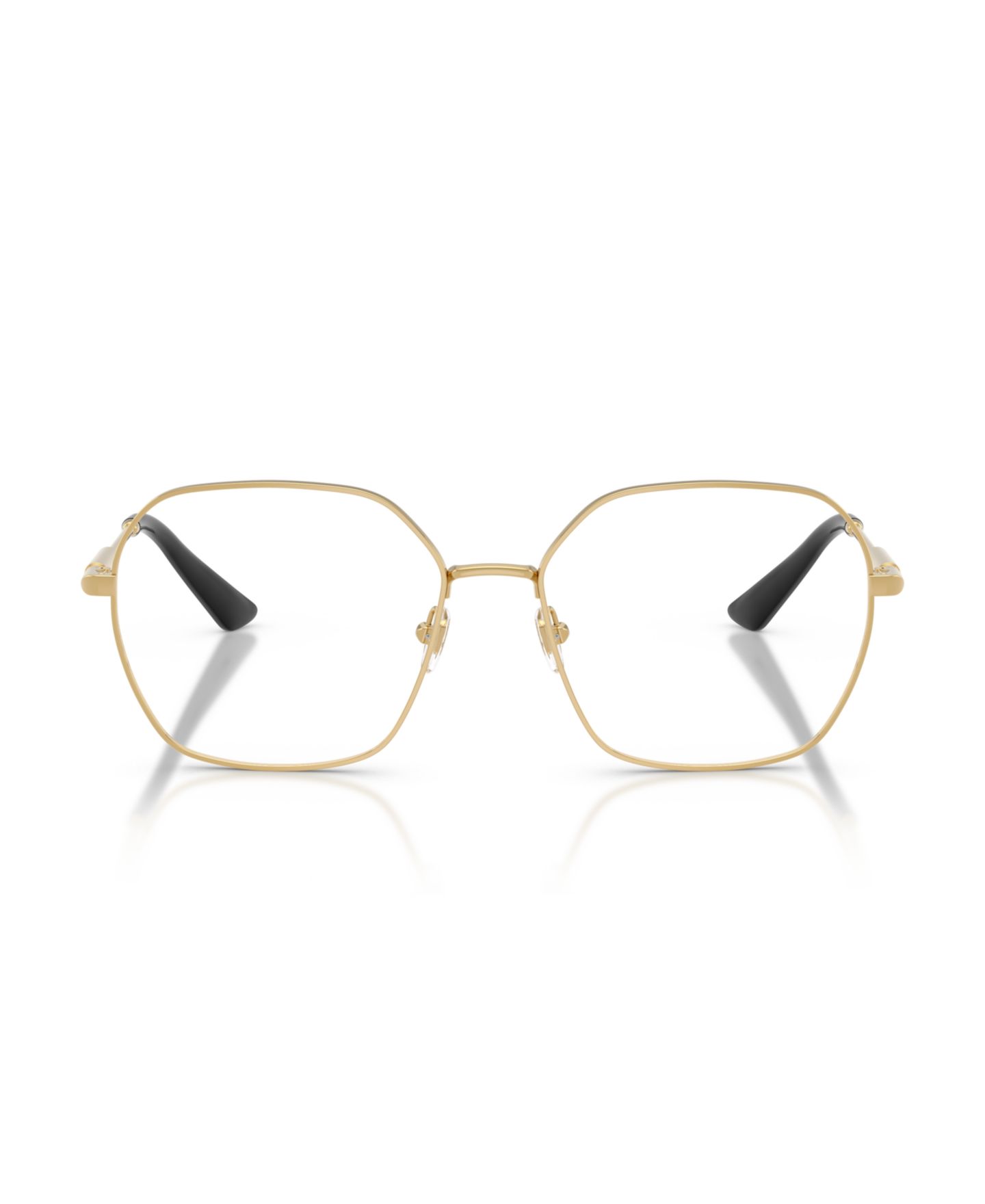 Женские очки Versace Woman Square Metal VE1316 Eyeglasses, цвет: Золотой — фото 5