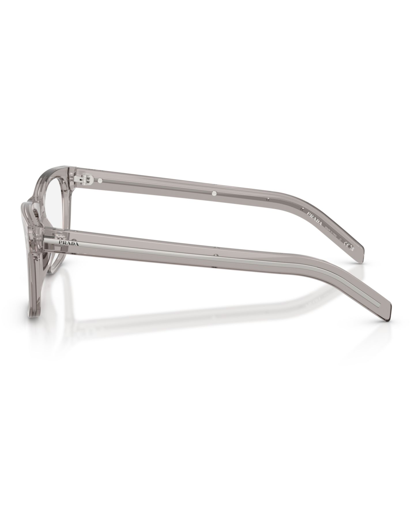 Мужские очки PRADA Man Pillow Plastic PR A13V Eyeglasses, цвет: Hematite — фото 3