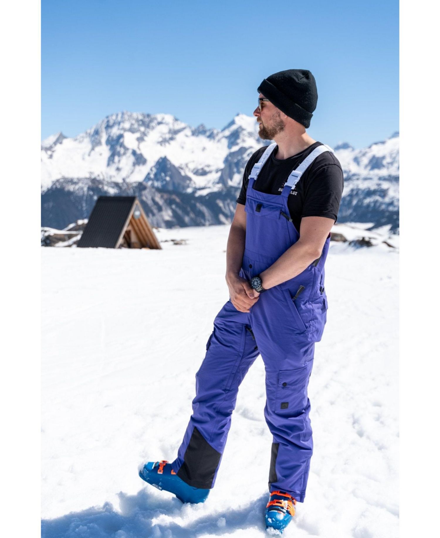 Men's Yeh Man Bib Pant - Purple
