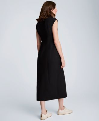 Women's Collared Button-Front Dress