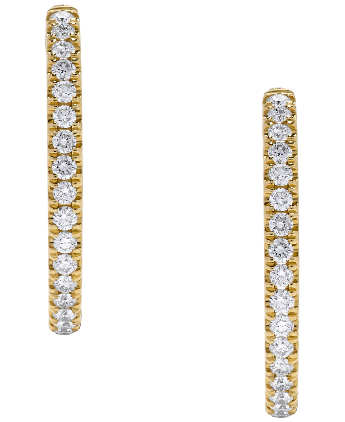 Macy's Diamond (1-1/4 ct. t.w.) Earrings in 14k Yellow Gold