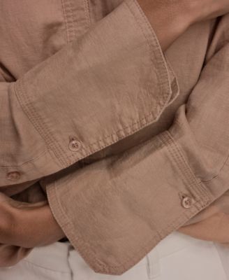 Women's Button-Down Linen Shirt