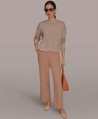 Women's Crewneck Long-Sleeve Sweater