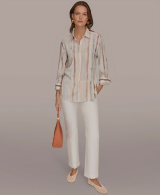 Women's Long-Sleeve Button-Down Shirt