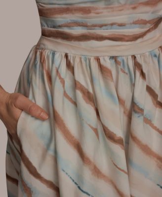 Women's Strapless Midi Dress