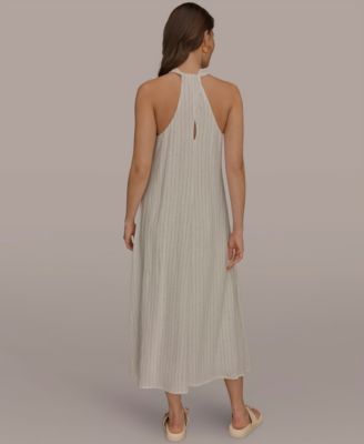 Women's V-Neck Midi Dress