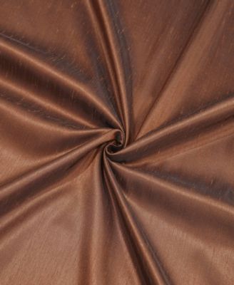 French Pleat Vintage Textured Faux Dupioni Silk Blackout Curtain