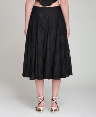 Women's Side Zippered Maxi Skirt