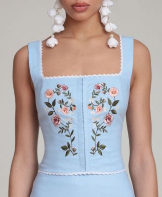 Women's Square Neck Sleeveless Top