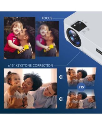 Leisure 470 Portable Mini Projector Bundle with Roku Express