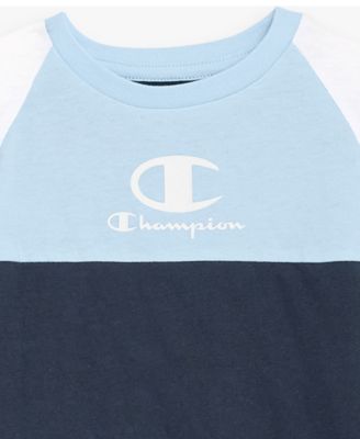 Baby Boys' Crewneck T-Shirt and Elastic Shorts, 2-Peice Set