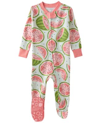 Baby Girls Cruz Cotton Snug-Fit Footed Pajamas