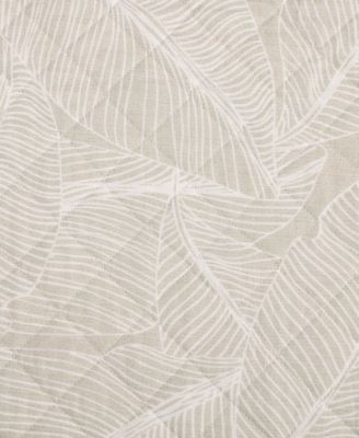 Pebble Palms Cotton Reversible 3-Pc. Quilt Set, King