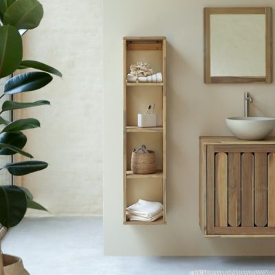 Lila acacia wood column 130