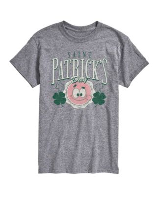 Men's SpongeBob Squarepants St. Patrick's Day Short-Sleeve Graphic T-Shirt