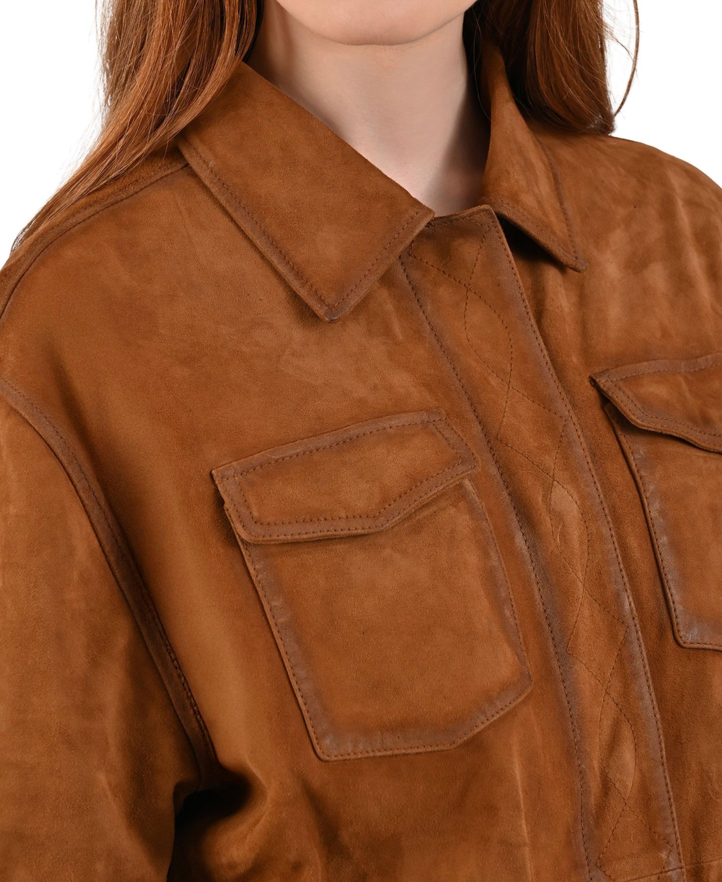 Женская куртка Frye Goat Suede — фото 5