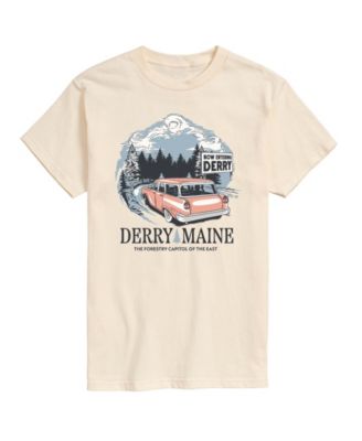 Men's Welcome to Derry Destination Crewneck Graphic T-Shirt