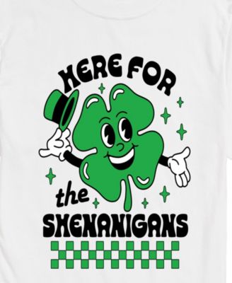 Men's Instant Message Here For The Shenanigans Short-Sleeve Graphic T-Shirt
