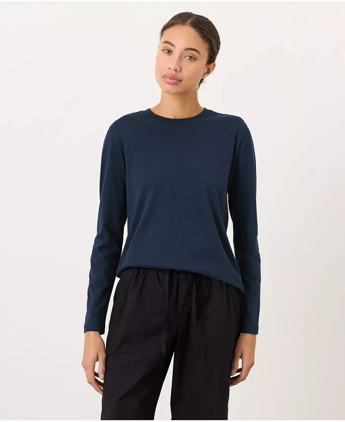 Women's Organic Cotton Softspun Essential Crewneck Long Sleeve Tee