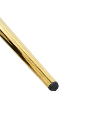 Streamdale Beige Velvet Dining Chair with Gold Legs (Set of 2)