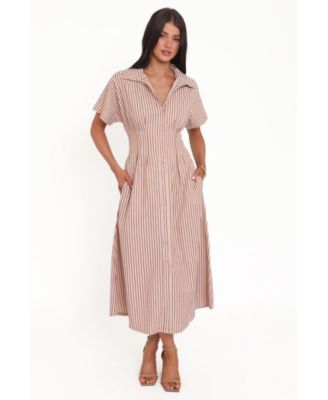 Women's Eilis Short Sleeve Button Down Maxi Dress
