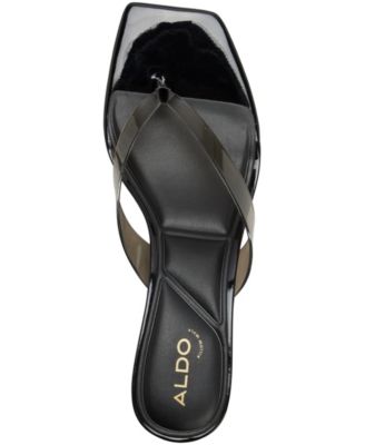 Women's Adryanna Block Heel Thong Sandals