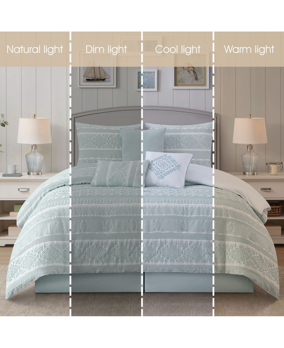 Stratford Park Illusa Floral 7-Pc. Comforter Set