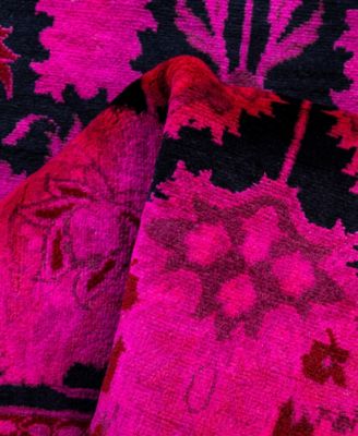 ADORN HAND WOVEN RUGS Fine Vibrance M1452 2' 6" x 12' 8" Runner Area Rug